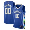 Camiseta Hombre Milwaukee Bucks Personalizadas 2022-23 Nike City Edition Swingman
